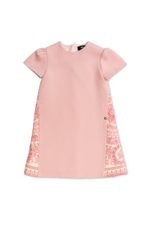 VERSACE☆キッズ プリントコットンポプリンドレス スウェットシャツ ドレス バロッコ キッズ プリント | VERSACE JP